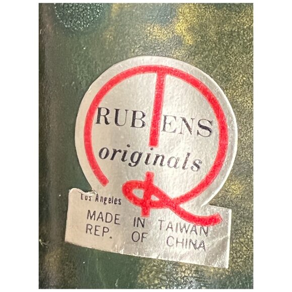 Vtg 1970s RUBENS ORIGINALS Antique Car PLANTER Hand-Painted Taiwan 7" L X 3" W - Picture 13 of 14